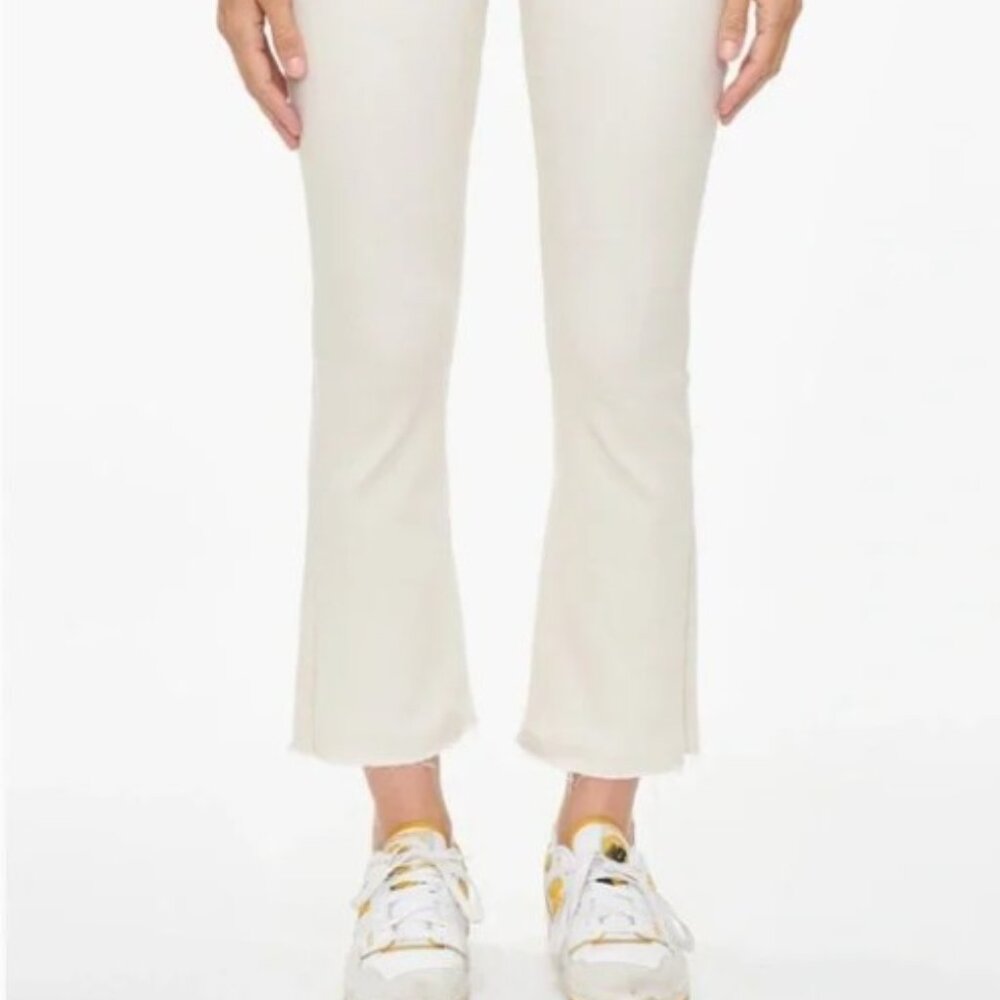 PISTOLA Lennon high waist raw hem cropped jeans Size 27